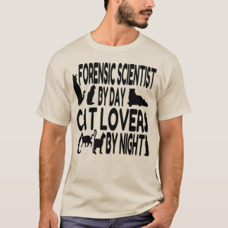 Camiseta Cientista Forense Cat Lover