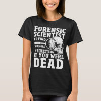 Cientista forense Crime Cena Engraçada Ciência For