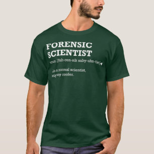 Camiseta Cientista forense dá ideia para forense