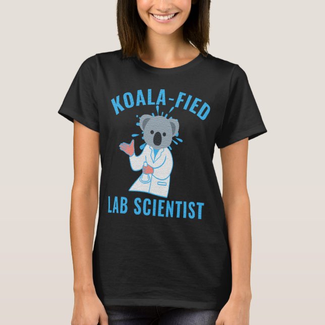 CAMISETA CIENTISTA LABORAL DE COALA - KOALA LAB TECH (Frente)