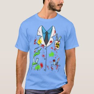 Camiseta Cientista Louco Nerd de Física Química Engraçada C