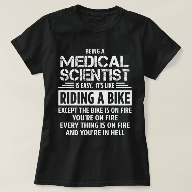 Camiseta Cientista Médico (Frente do Design)