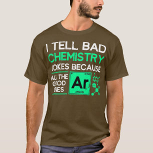 Camiseta Cientista Piada Química Engraçada Química Presente
