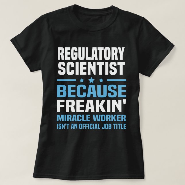 Camiseta Cientista Regulador (Frente do Design)