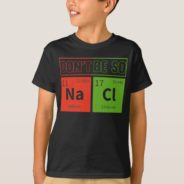 Camiseta Cientista Sarcástico do Nerd Químico (Frente)