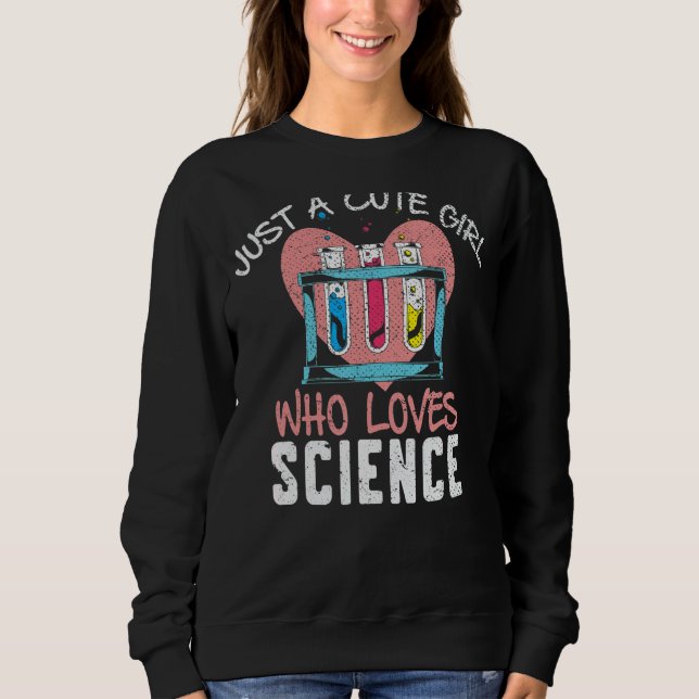 Camiseta Cientista Science Girls Women Chemistry Lab Scienc (Frente)