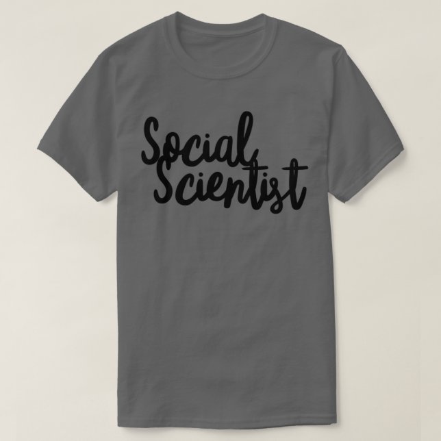Camiseta cientista social 2 (Frente do Design)