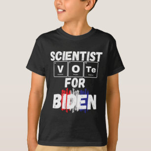 Camiseta Cientista Vota Biden