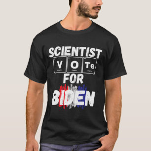 Camiseta Cientista Vota Biden