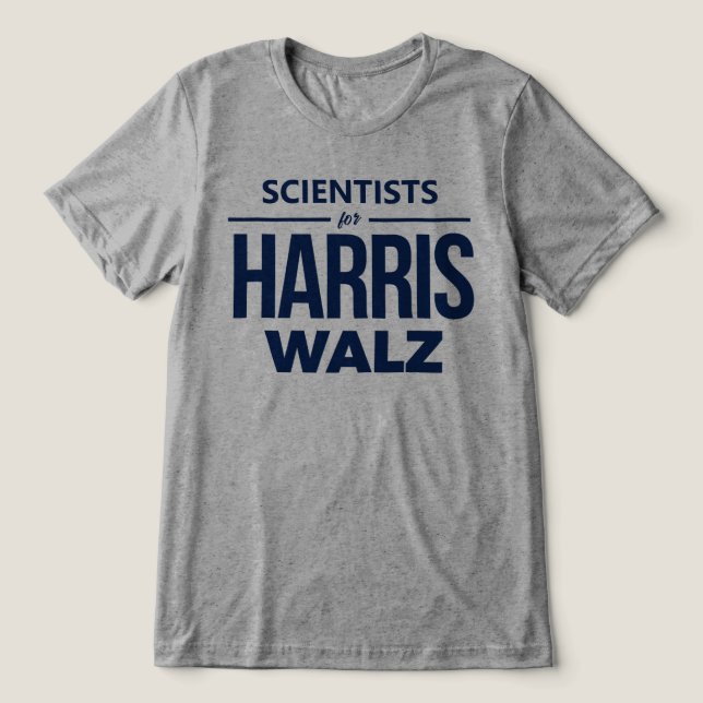 Camiseta Cientistas de Harris Walz (Design frontal)