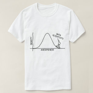 Camiseta Cientistas impressionantes dos dados