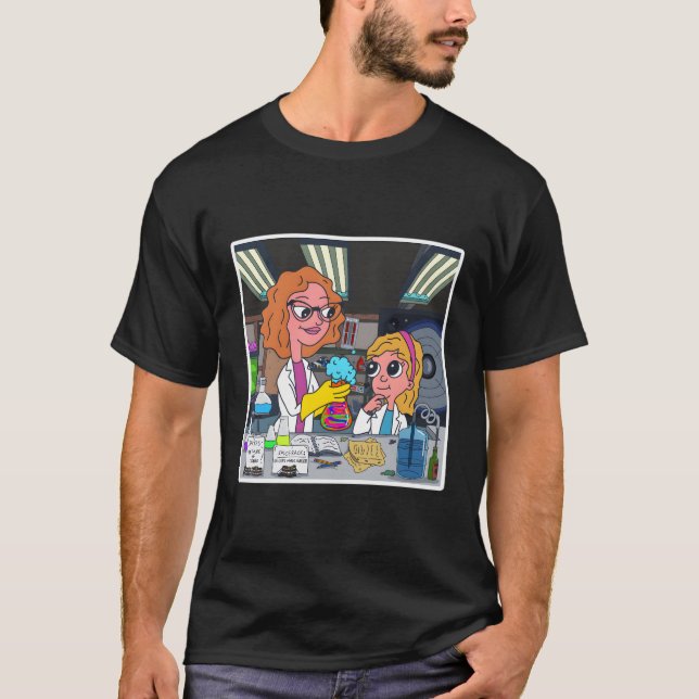 Camiseta Cientistas Loucos (Frente)
