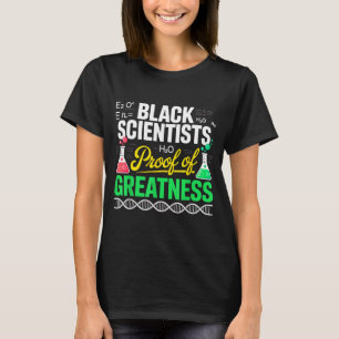 Camiseta Cientistas Negros Prova de Grandeza História Negra