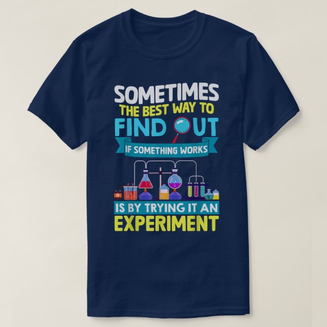 Camiseta Cientistas Professores de Ciência Amantes 2180 (Frente do Design)