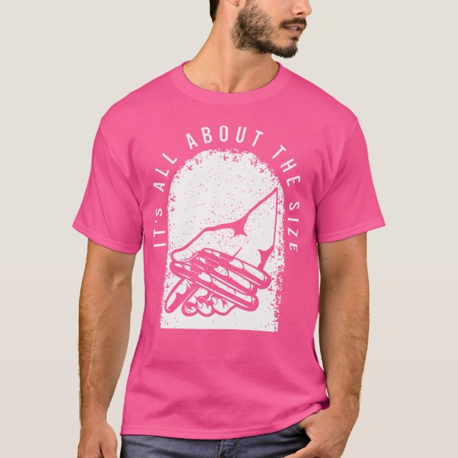 Camiseta Cigar Sarcastic Saying It'S All About The Size (Frente)