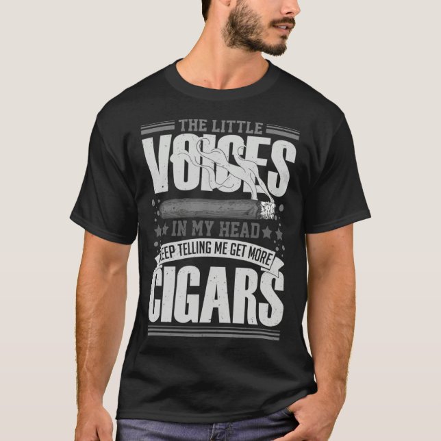 Camiseta Cigar Smoker Smoking Quotes (Frente)