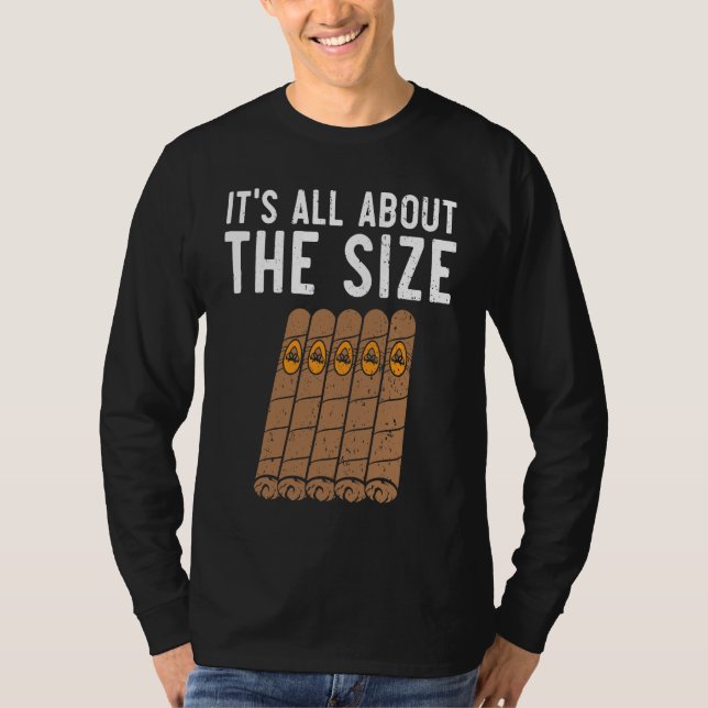 Camiseta Cigar Smoking Tobacco Smoke Cigarette Smoker Cigar (Frente)