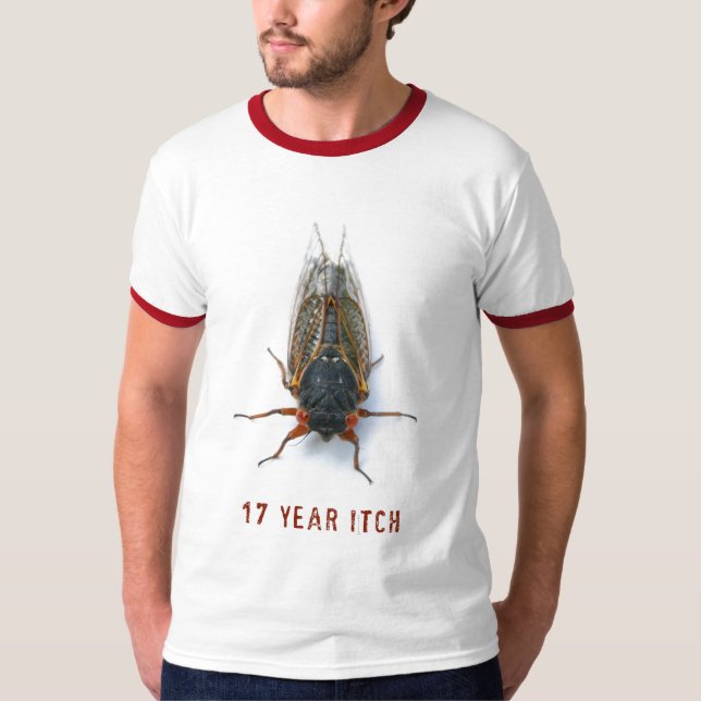 Camiseta Cigarra de um comichão de 17 anos (Frente)