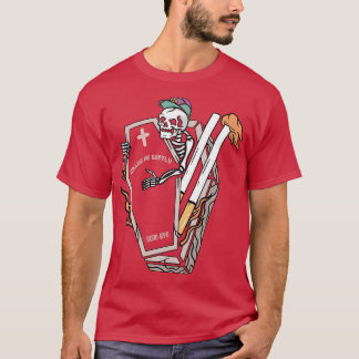 Camiseta Cigarro e morte