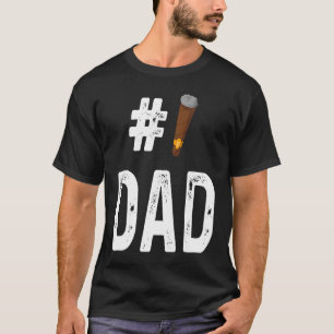 Camiseta Cigarro fumador Número 1 Pai