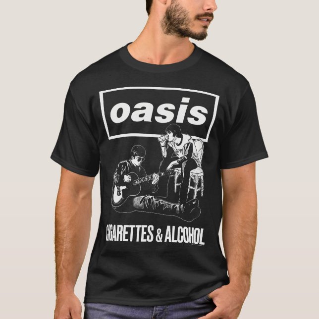 Camiseta Cigarros E Álcool (Frente)