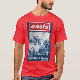 Camiseta Cigarros E Álcool Garota Minimalista