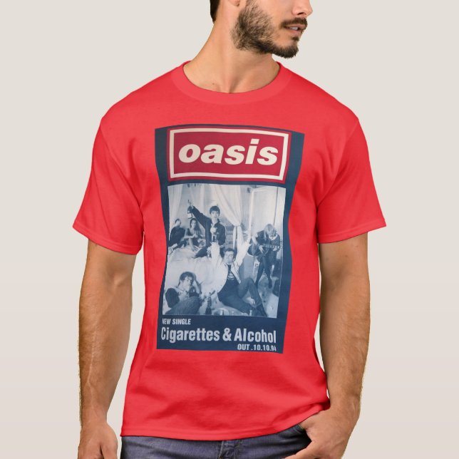Camiseta Cigarros E Álcool Garota Minimalista (Frente)