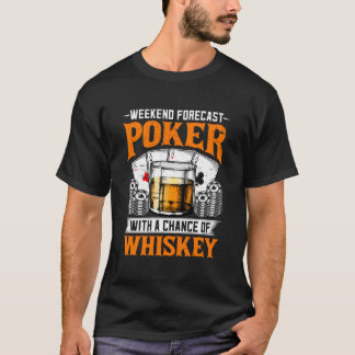 Camiseta Cigarros Whiskey E Fazendo Poker Fumante