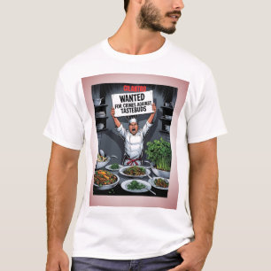 Camiseta Cilantro - Procurado por Crimes Contra Tastebuds
