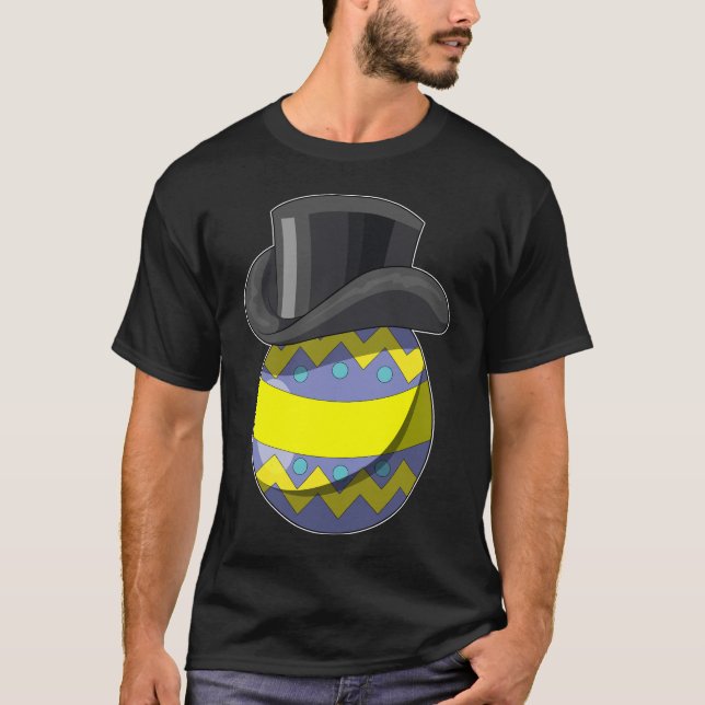 Camiseta Cilindro Cavalheiro da Páscoa de ovo de Páscoa (Frente)