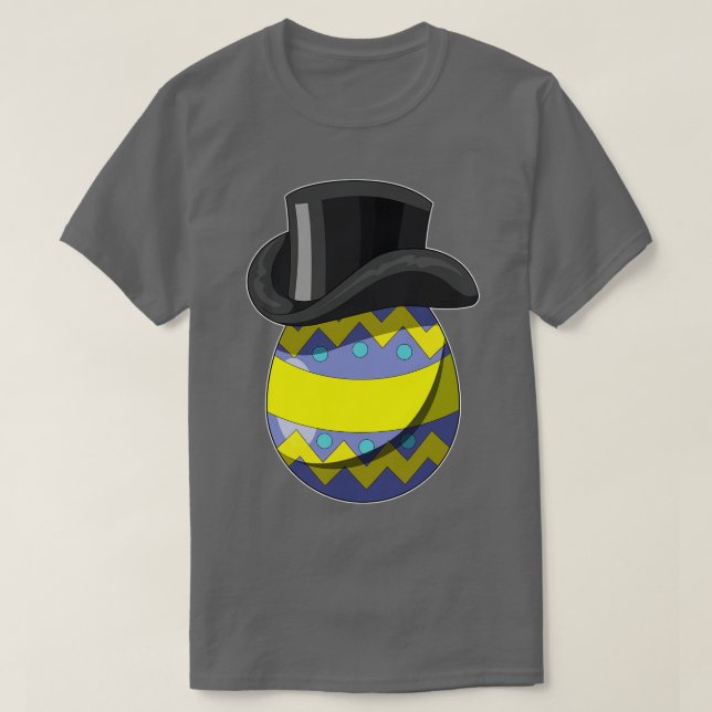 Camiseta Cilindro Cavalheiro da Páscoa de ovo de Páscoa (Frente do Design)