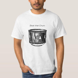 Camiseta Cilindro da banda - baterista da percussão
