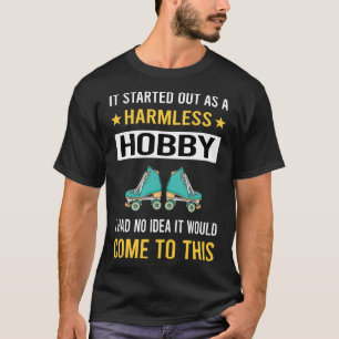 Camiseta Cilindro de Hobby Sem Fúria Patinadora Skate