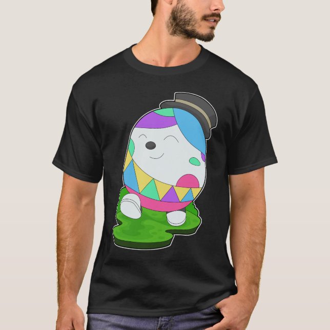 Camiseta Cilindro de ovo de Páscoa páscoa (Frente)