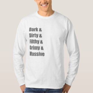 Camiseta Cilindro e camada de sujidade baixa de Dubstep da