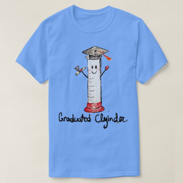 Camiseta Cilindro Graduado (Frente do Design)