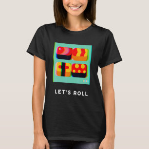 Camiseta Cilindro Sushi Colorido Sushi do Vamos Sushi