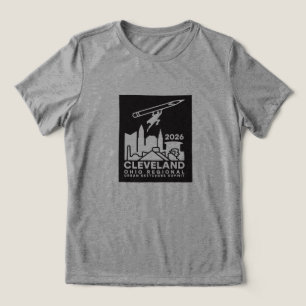 Camiseta Cimeira Urban Sketchers 2026 - Cleveland - Feminin