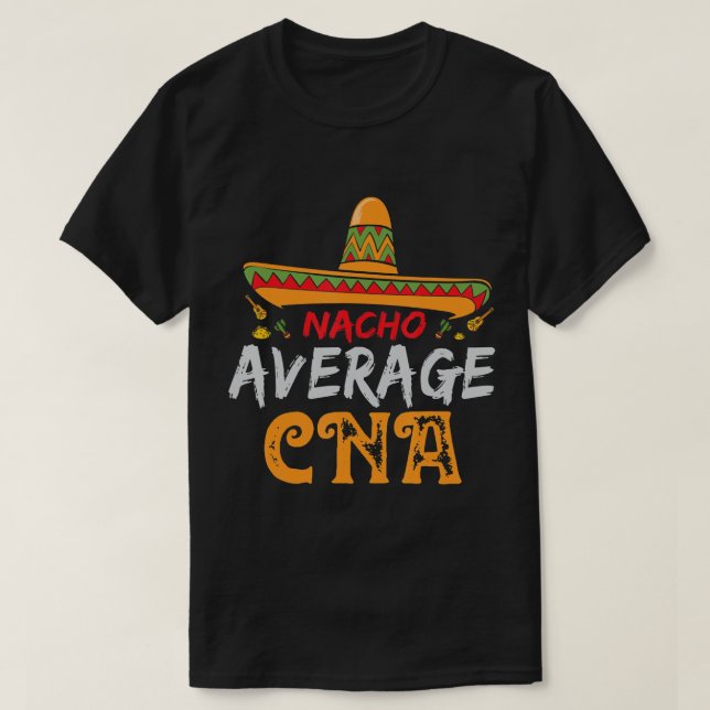 Camiseta Cinc. Assistente de Enfermagem Certificado CNA Méd (Frente do Design)