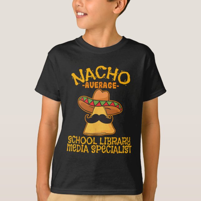 Camiseta Cinc. Média de Biblioteca Escolar de Nacho (Frente)