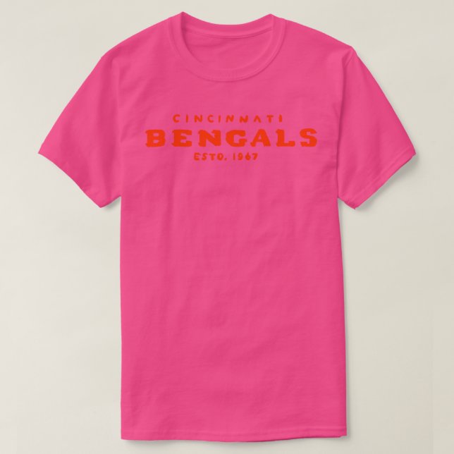 Camiseta Cincinnati Bengaals (Frente do Design)
