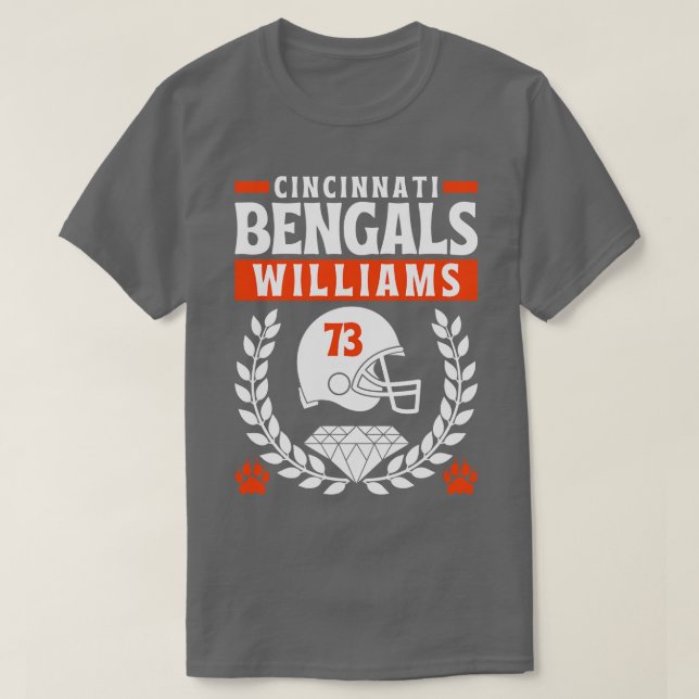 Camiseta Cincinnati Bengals Williams 73 Edition (Frente do Design)