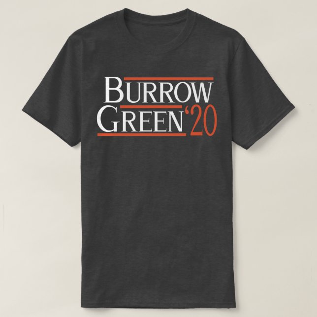 Camiseta Cincinnati Burrow Green (Frente do Design)