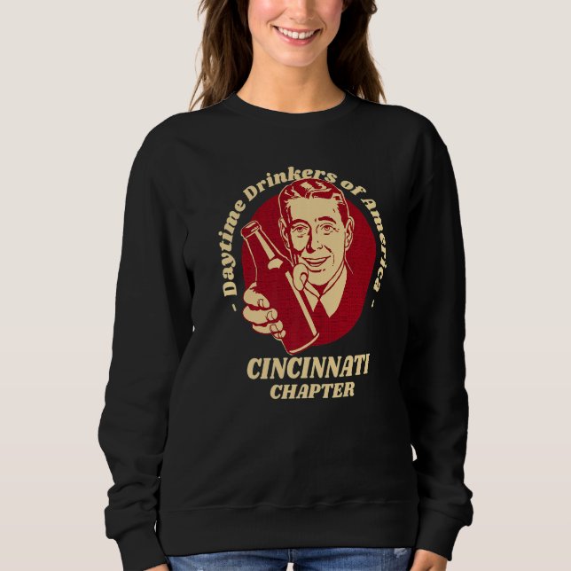 Camiseta Cincinnati Capítulo Daytime Drinkers Beer Breer (Frente)