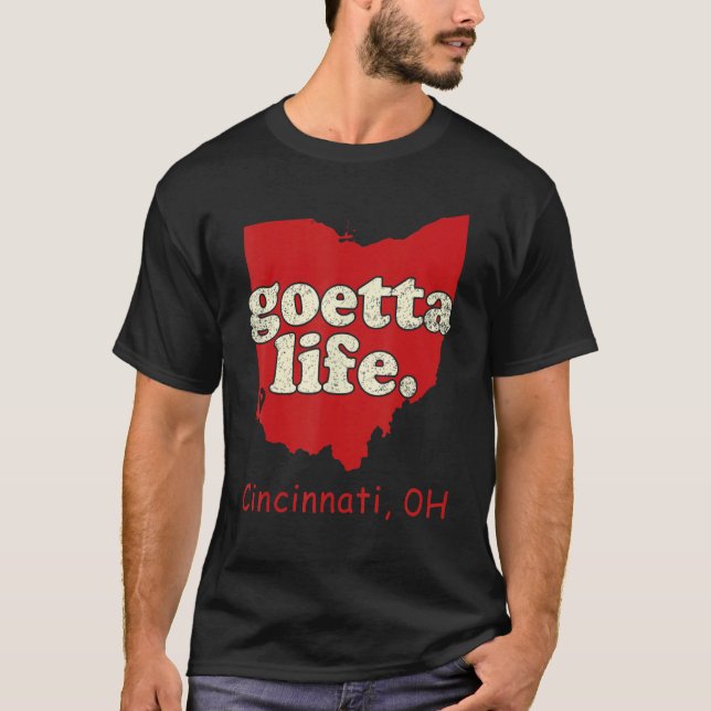 Camiseta Cincinnati Cincinnati Comida Goetta Life (Frente)