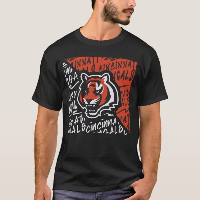 Camiseta cincinnati de futebol de bengal (Frente)