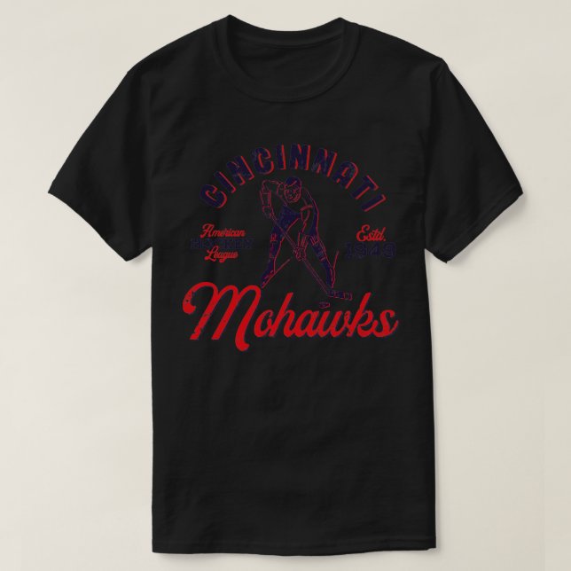 Camiseta Cincinnati Mohawks1 (Frente do Design)