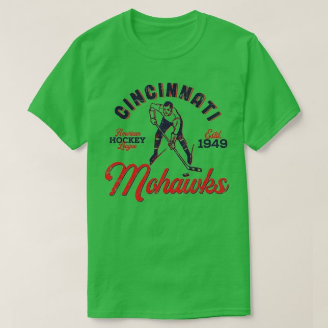Camiseta Cincinnati Mohawks1 (Frente do Design)