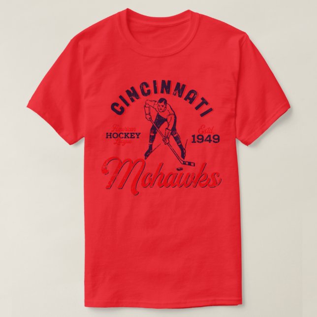Camiseta Cincinnati Mohawks 1 (Frente do Design)