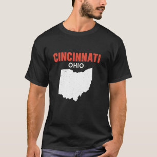 Camiseta CINCINNATI Ohio EUA State America Viagem Ohioan